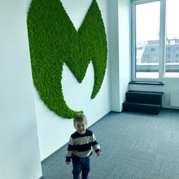 Samblikust suur logo. Säilitatud põdrasamblik. Forgreenerlife.com