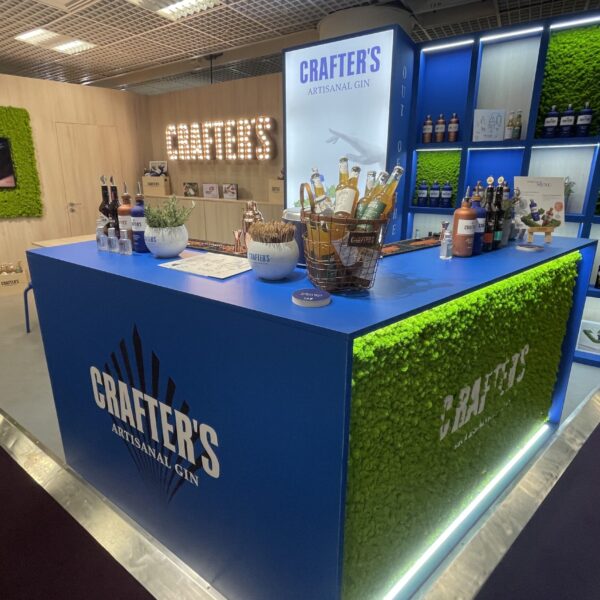 Liviko Crafters gini messiboksi kujundus säilitatud põdrasamblikuga