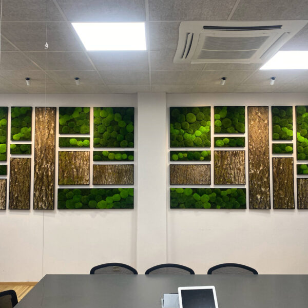 Akustilise paneelid samblikust ja haavakoorest Forgreenerlife.com