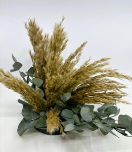 Taimeseade naturaalsete pampa rohu ja eukalüptiga